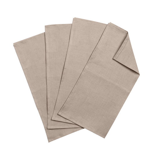 Scandi Living Clean serviettes 45 x 45 cm 4-pack sand