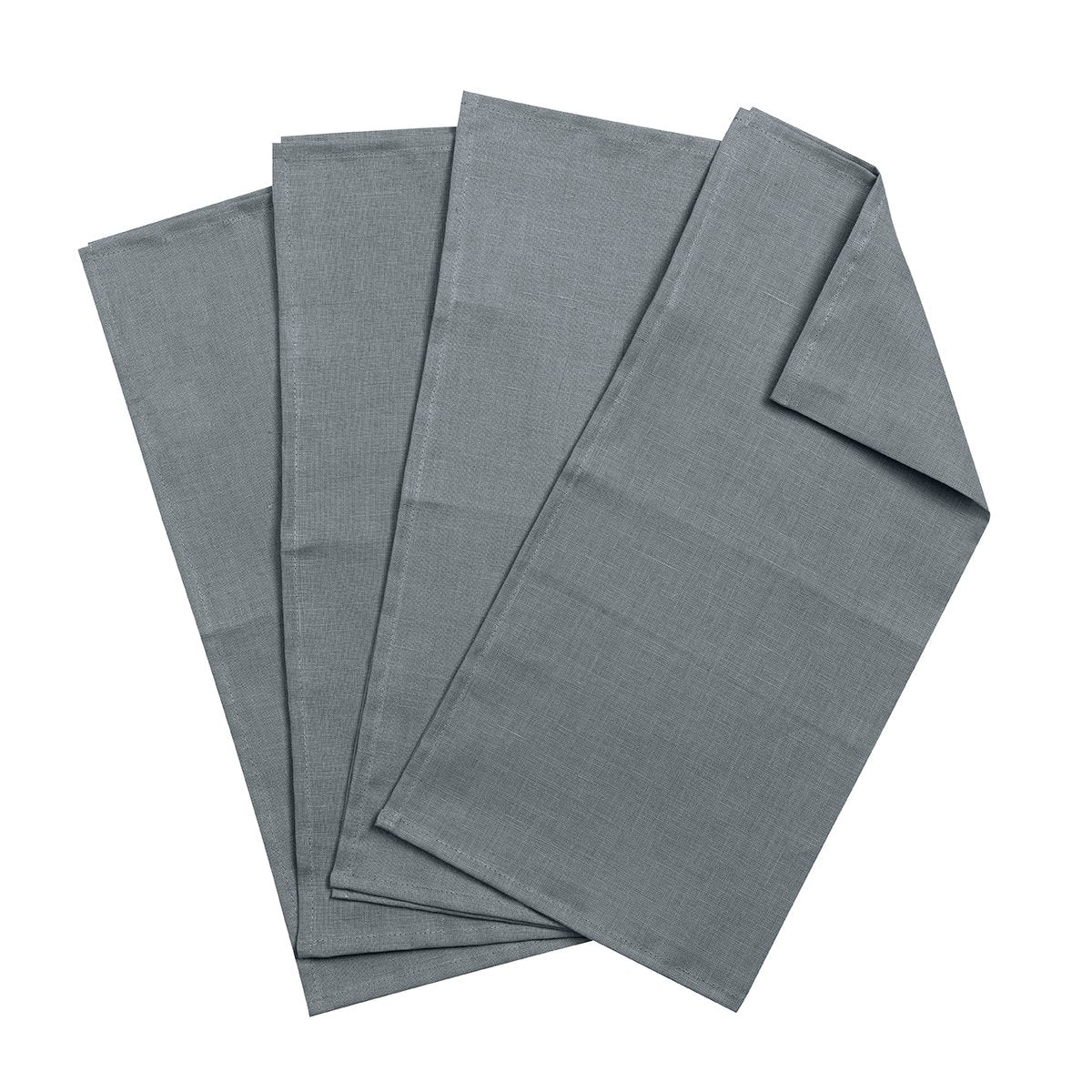 Scandi Living Clean serviettes 45 x 45 cm 4-pack smokey blue