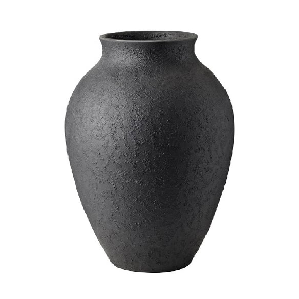 Knabstrup Keramik Knabstrup vase 20 cm Black