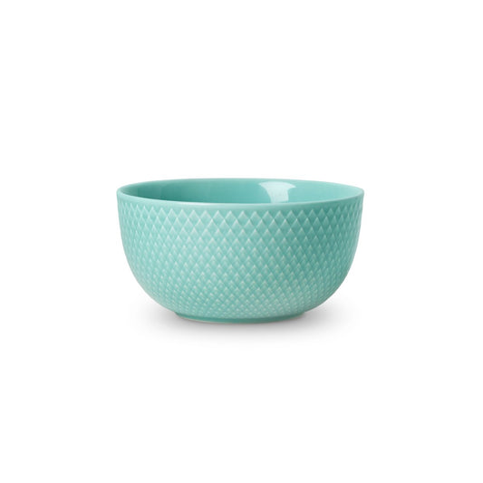 Lyngby Porcelæn Rhombe bowl 50 cl aqua