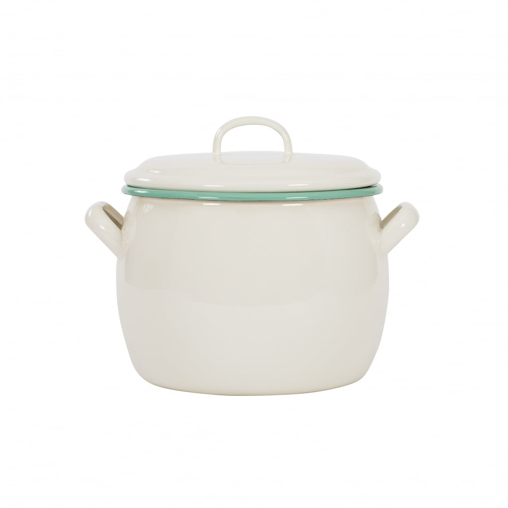 Kockums Jernverk Kockums saucepan with lid 4 l Cream Lux (beige)