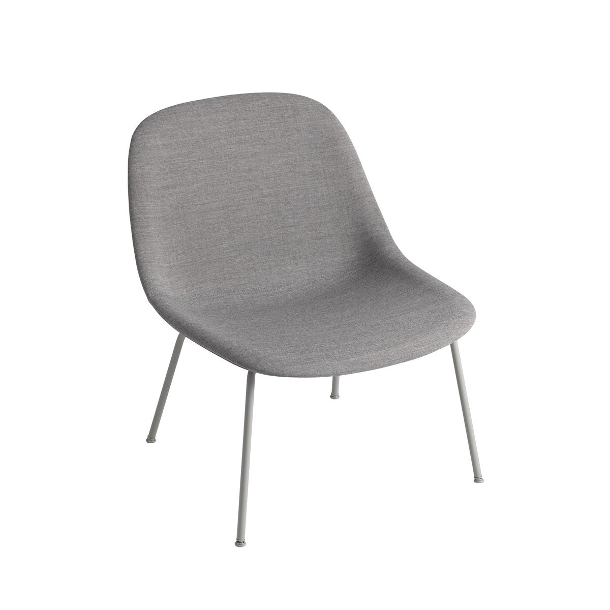 Muuto Fiber Lounge chair with steel legs Remix 133-Grey