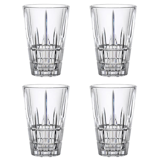 Spiegelau Perfect Serve Latte Macchiato-Glas, 4er Pack Klar