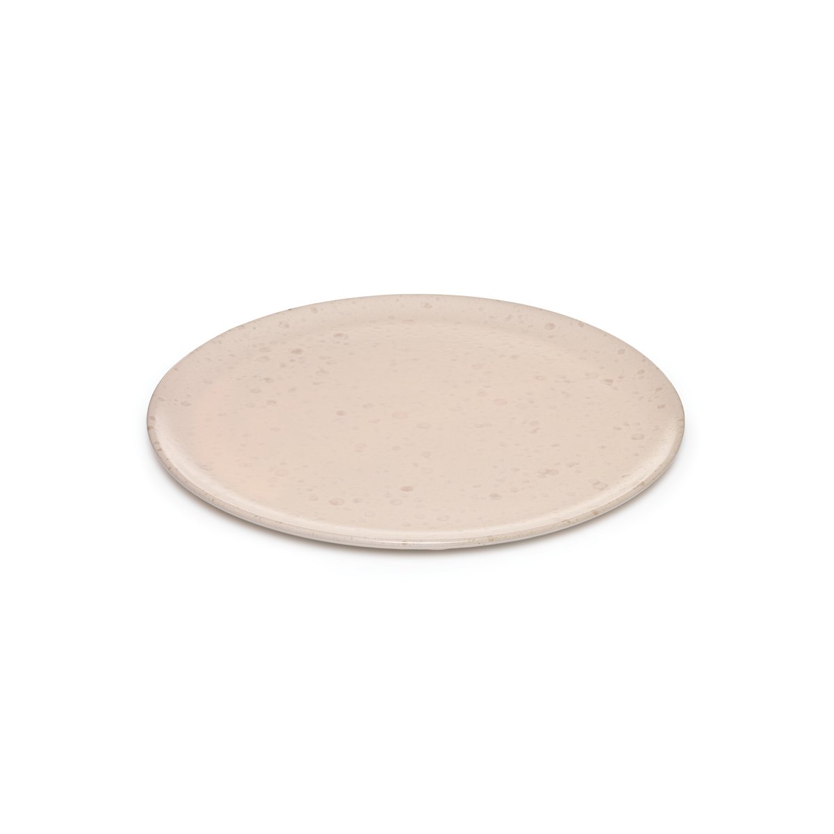 Aida Raw plate 23 cm nude with dots