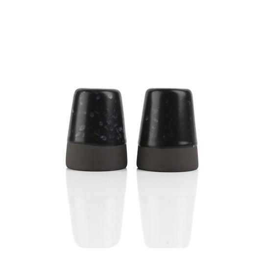 Aida Raw salt and pepper set black