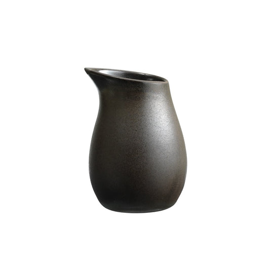 Aida Raw cream jug stoneware 20 cl metallic brown