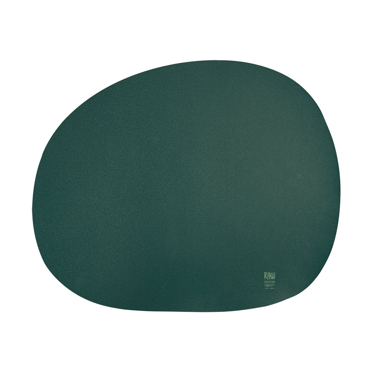 Aida Raw placemat 41 x 33.5 cm dark green