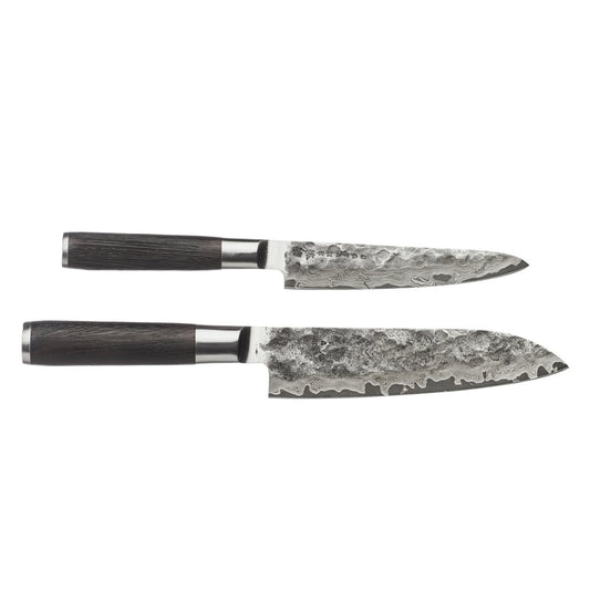 Satake Satake Kuro knife set santoku & petty 2 pieces