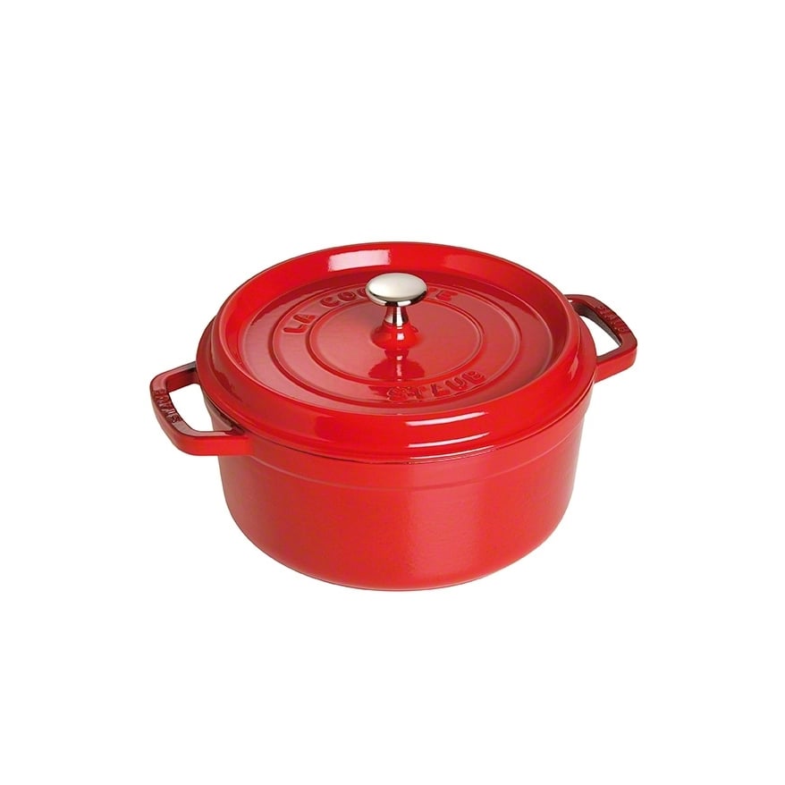 STAUB Staub runder Topf aus Gusseisen 3,8 l Rot