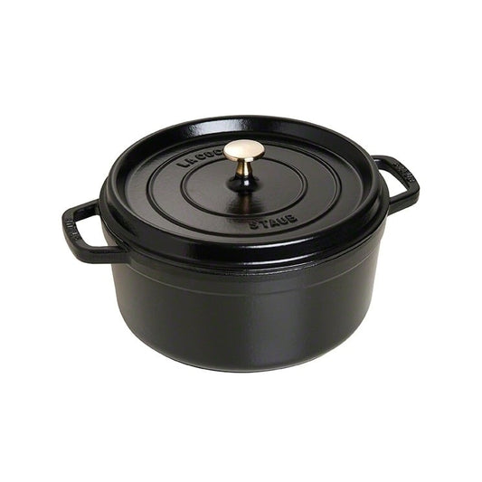 STAUB Staub round casserole dish 5.2 l black