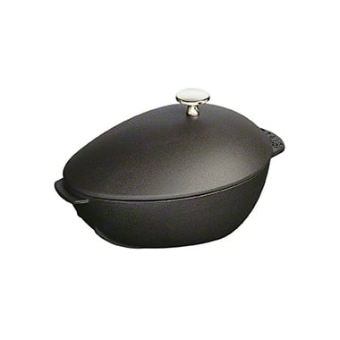 STAUB Staub Muscheltopf aus Gusseisen 2 l Schwarz