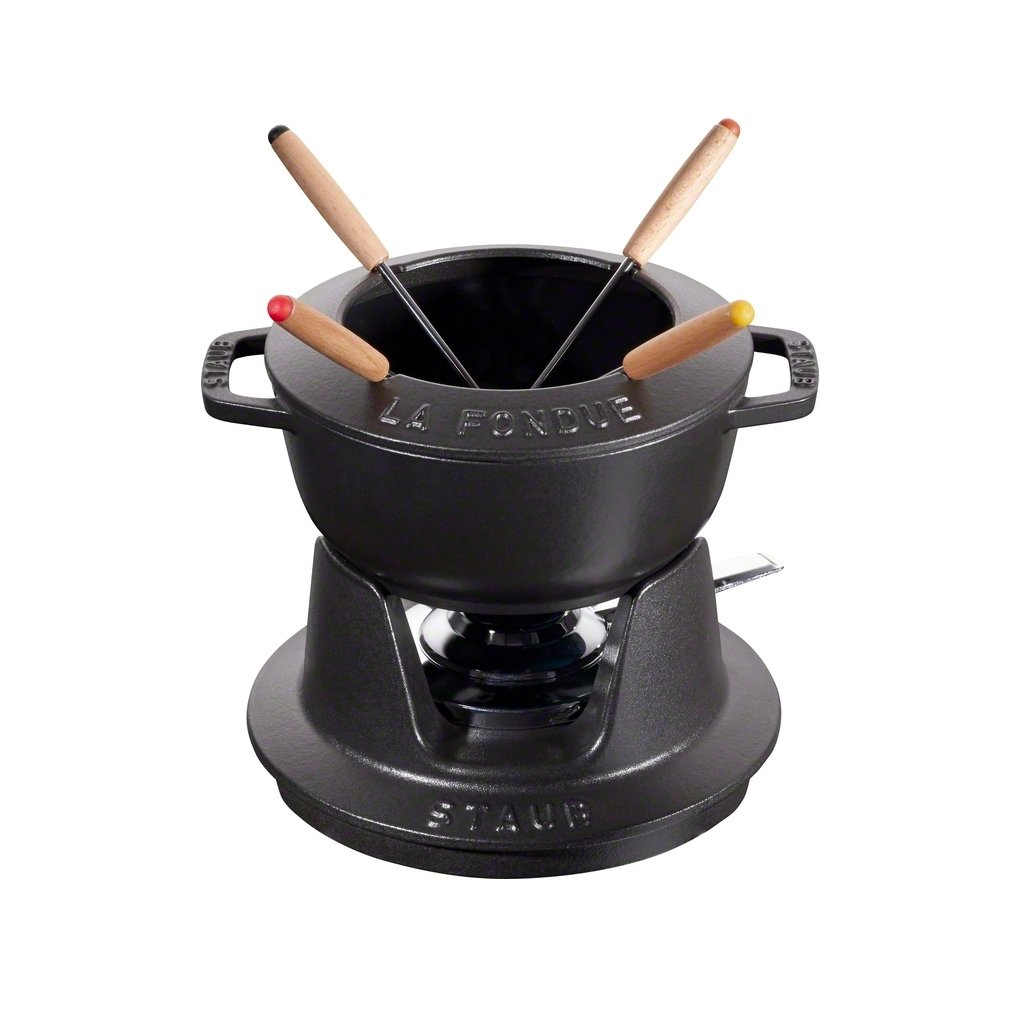 STAUB Staub Fondueset 1,1 l Schwarz