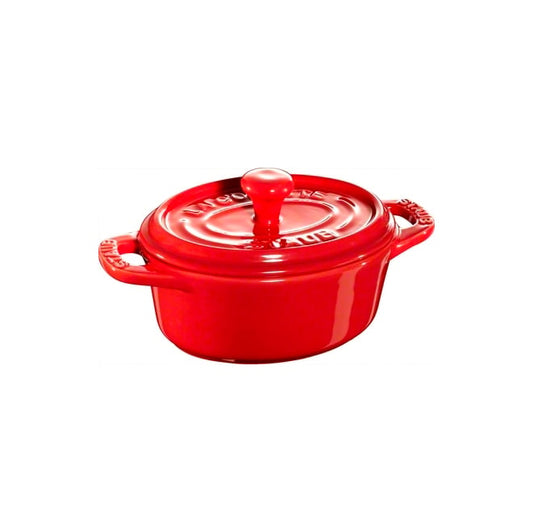 STAUB Staub ovaler Minitopf 0,2 l Rot