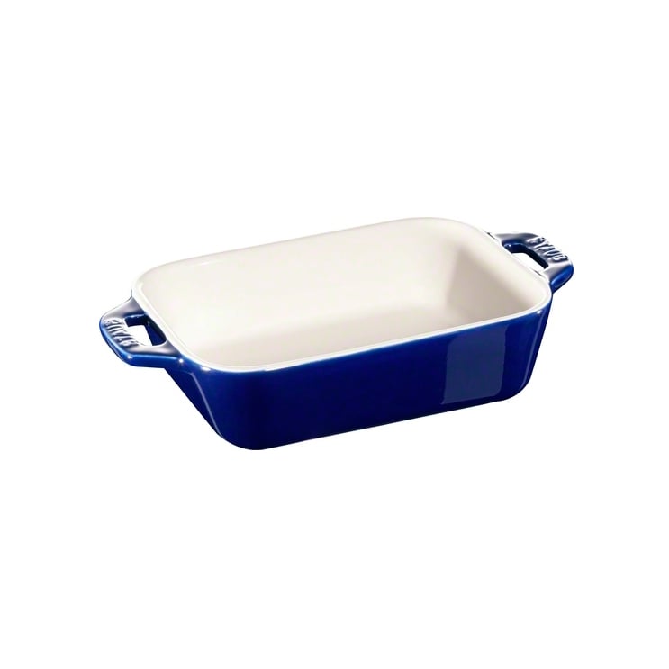 STAUB Staub rechteckige Ofenform 14x11 cm Blau