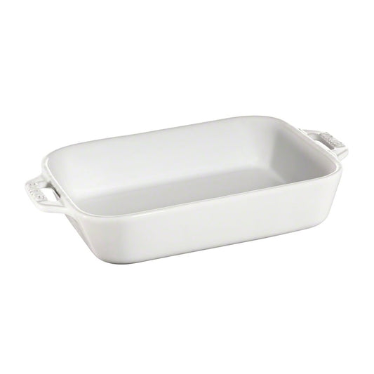 STAUB Staub rectangular oven dish 20 x 16 cm white