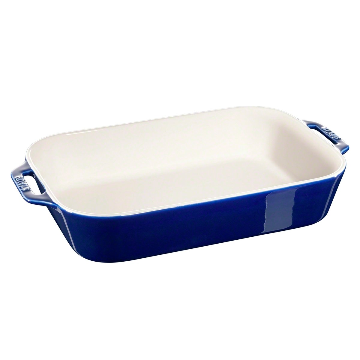 STAUB Staub rechteckige Ofenform 34  x  24cm Blau