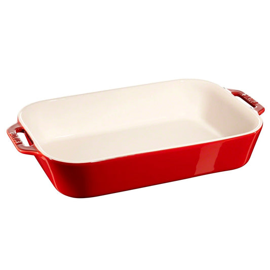 STAUB Staub rechteckige Ofenform 34  x  24cm Rot