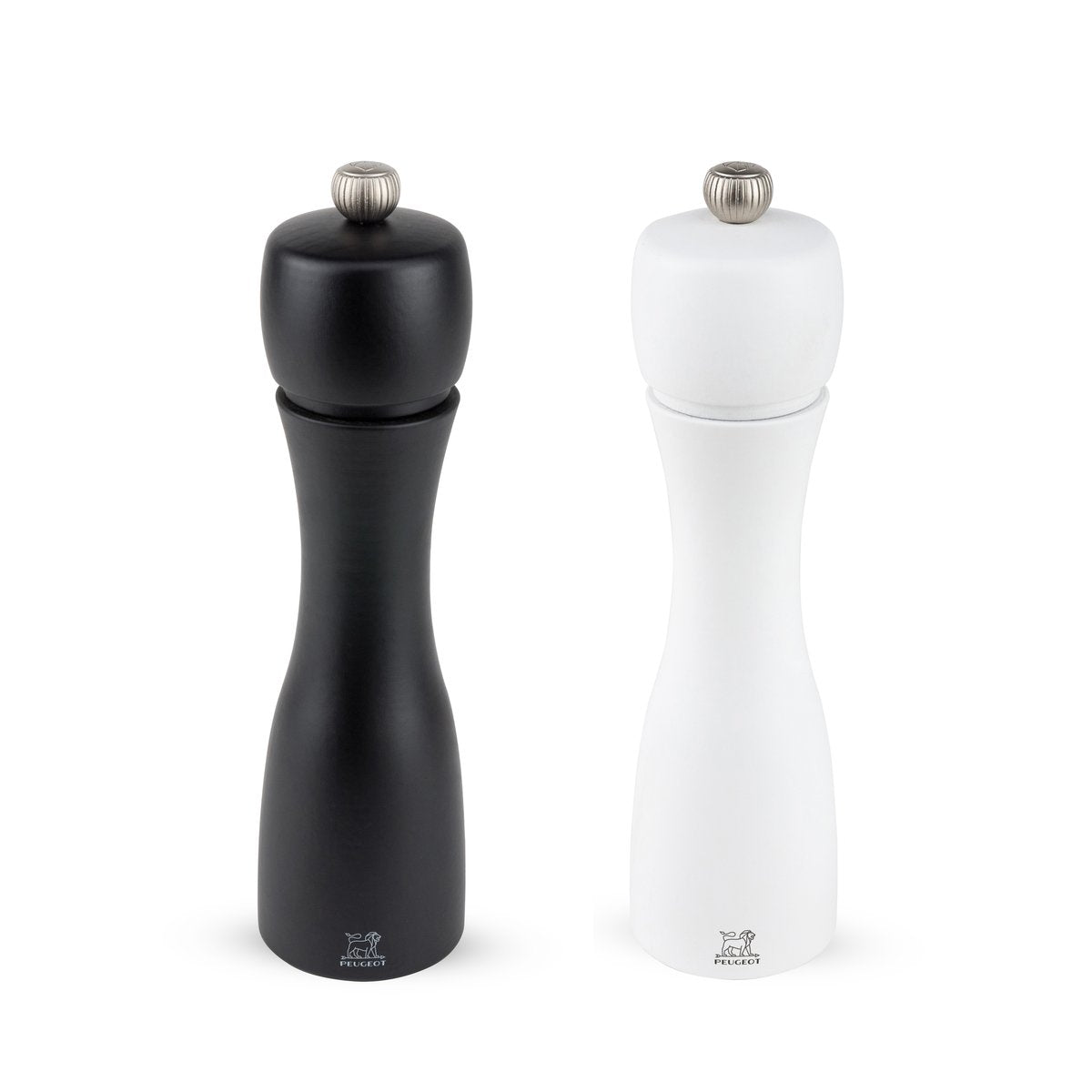 Peugeot Tahiti salt and pepper mill black and white