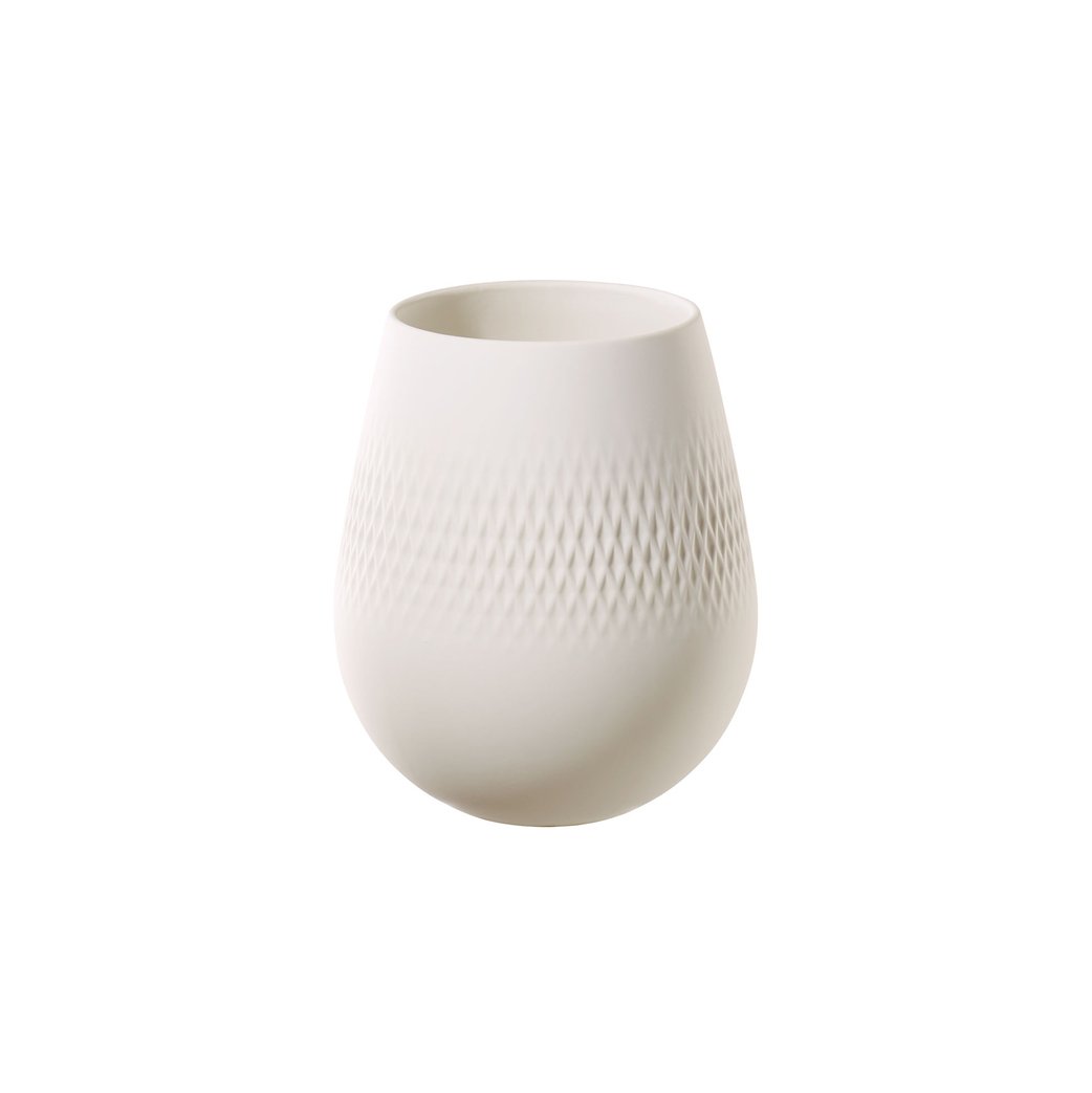 Villeroy & Boch Collier Blanc Carre Vase Klein