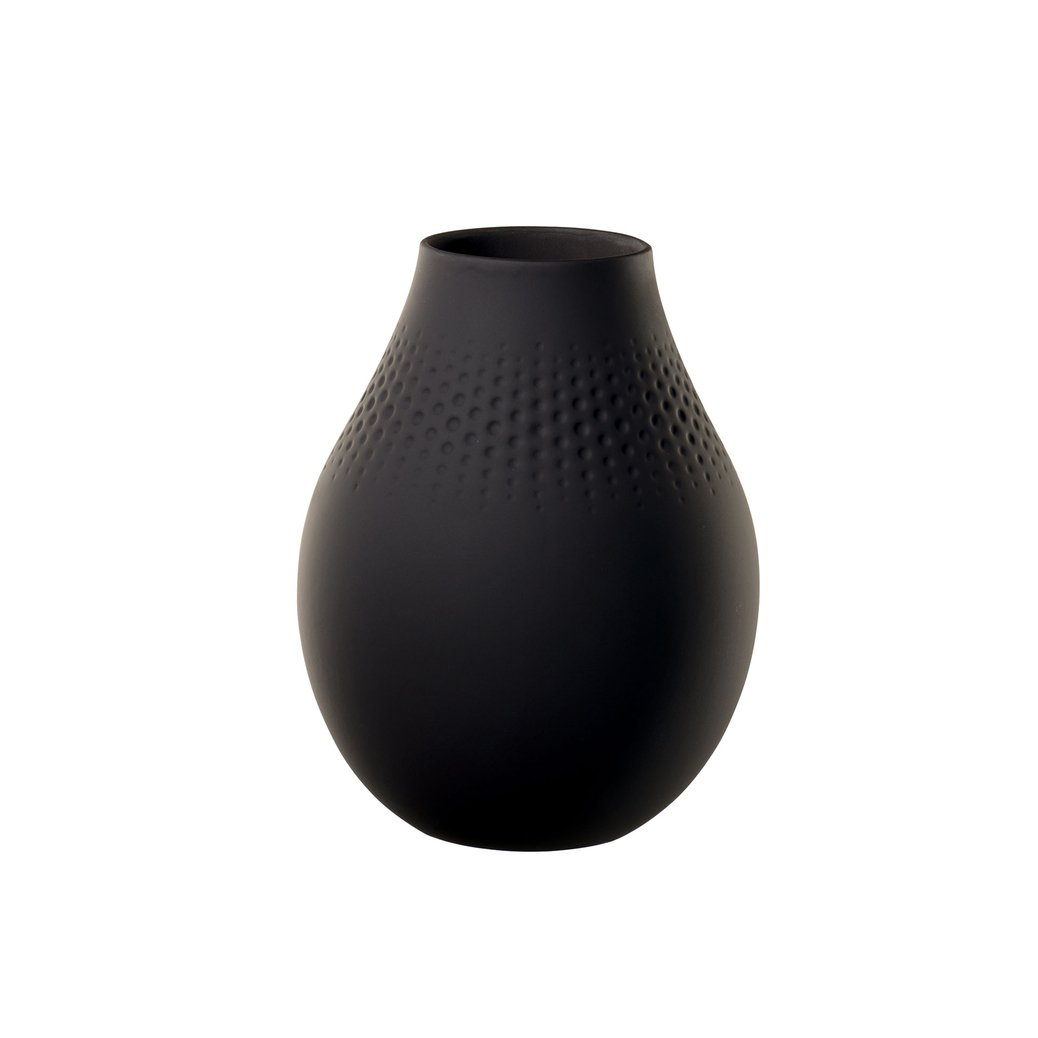 Villeroy & Boch Collier Noir Perle Vase Medium