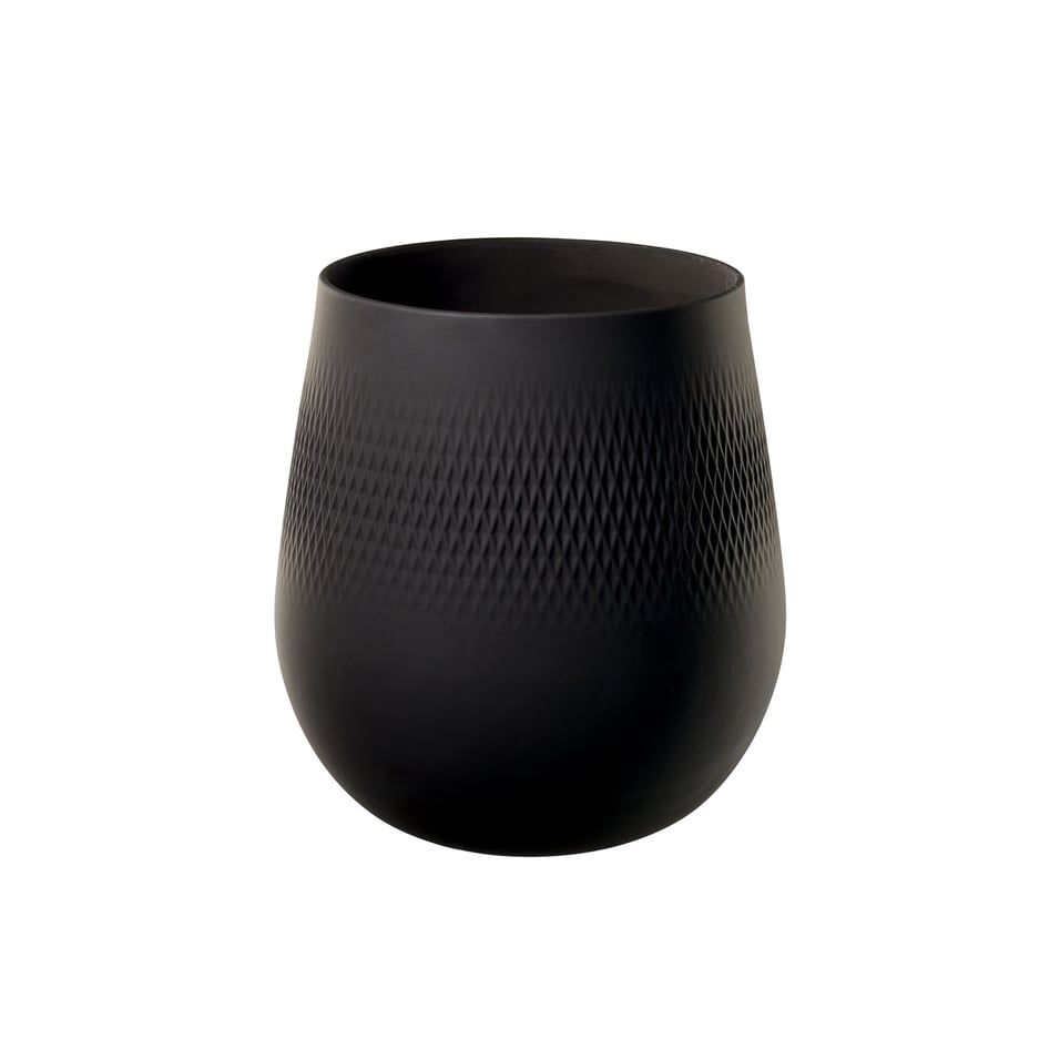 Villeroy & Boch Collier Noir Carre Vase Groß