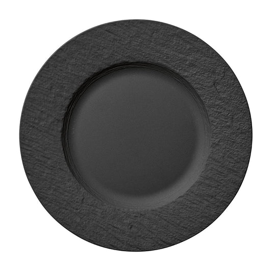 Villeroy & Boch Manufacture Rock plate Ø27 cm black