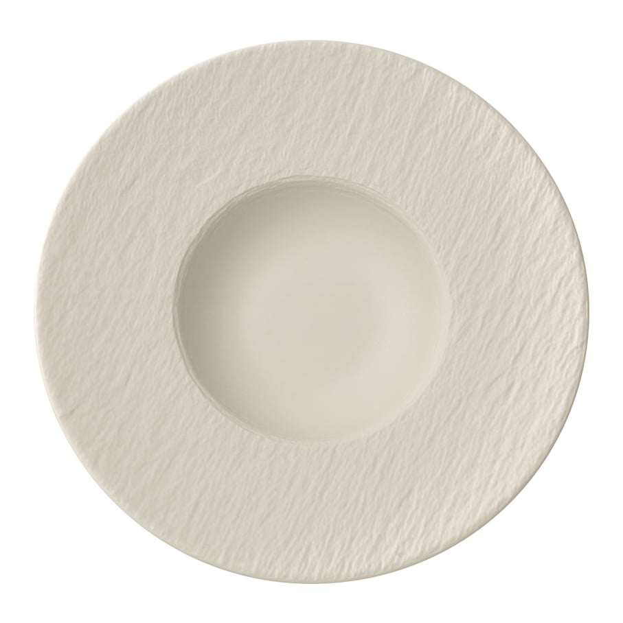 Villeroy & Boch Manufacture Rock djup tallrik Ø28 cm Blanc