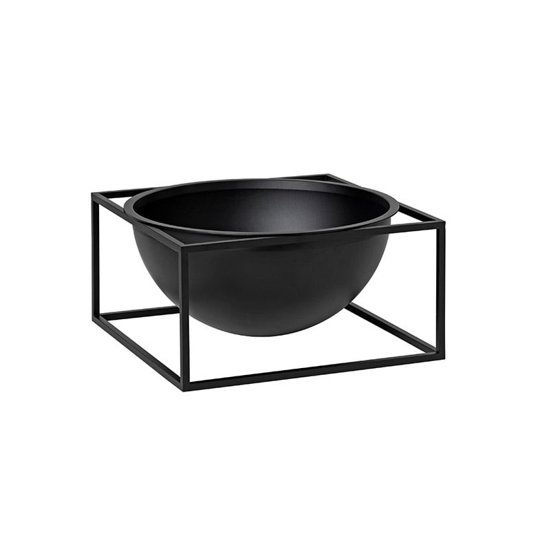 Audo Copenhagen Kubus bowl large low black