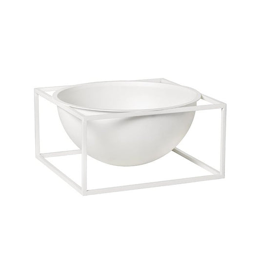 Audo Copenhagen Kubus bowl large low white