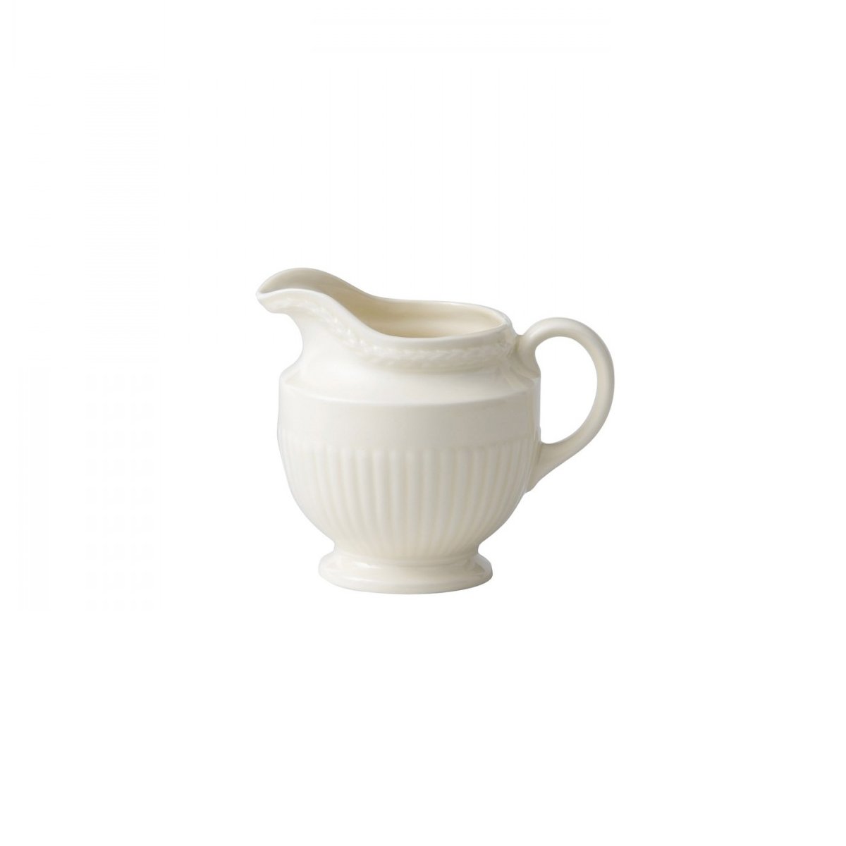 Wedgwood Edme cream and milk jug white