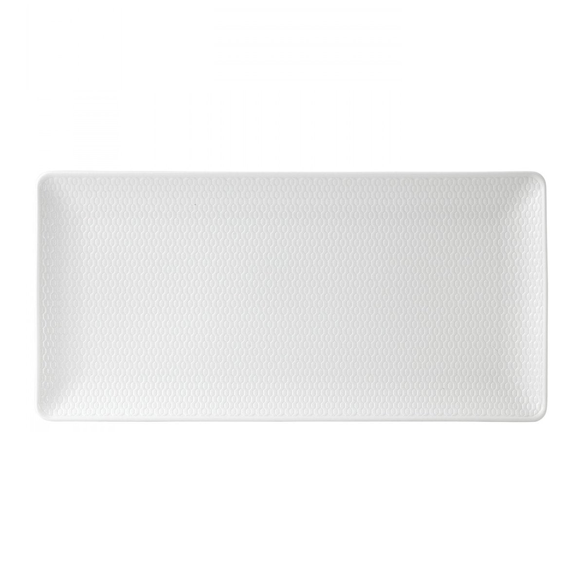 Wedgwood Gio rectangular serving plate white