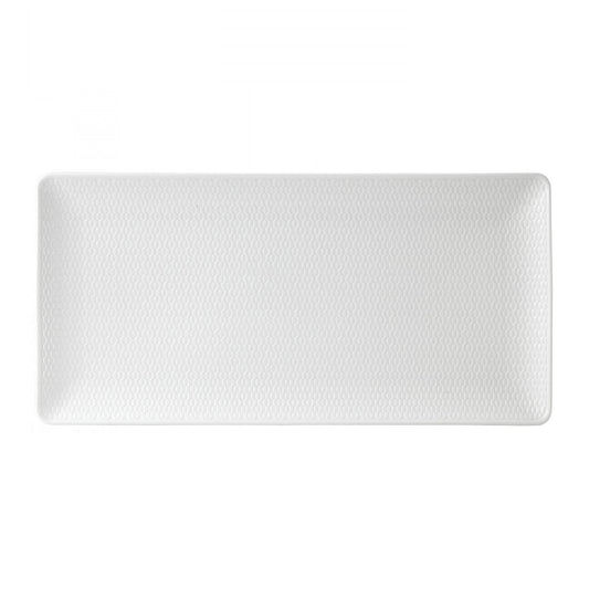 Wedgwood Gio rectangular serving plate white