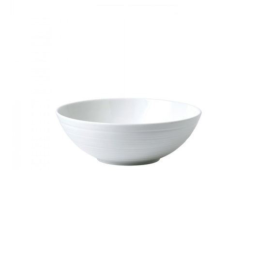 Wedgwood White Strata müsli bowl Ø 17 cm