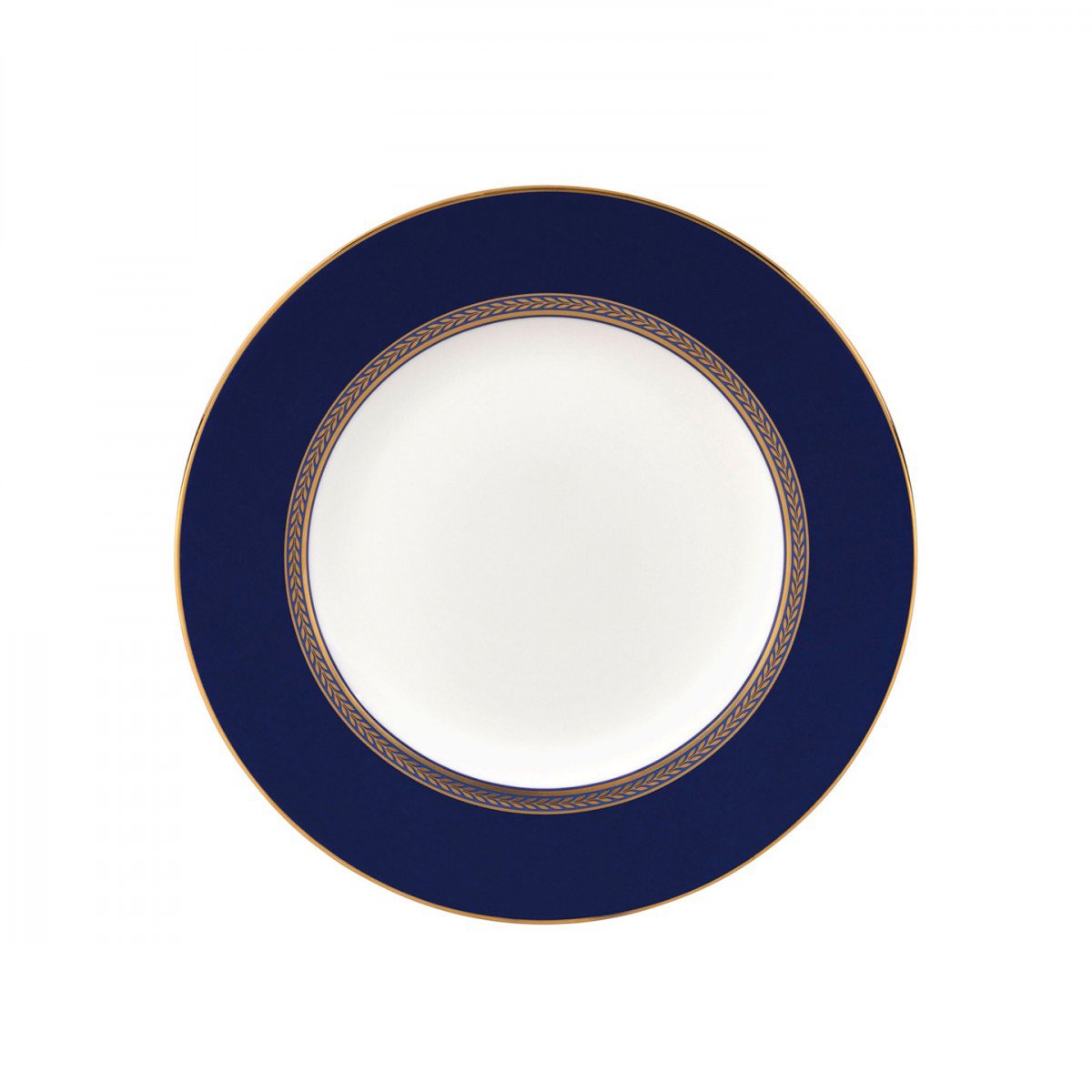 Wedgwood Renaissance Gold plate with blue rim Ø 20 cm