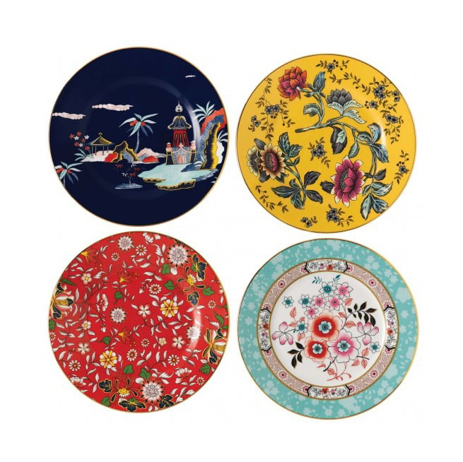 Wedgwood Wonderlust tallrik 4-pack Ø 20 cm