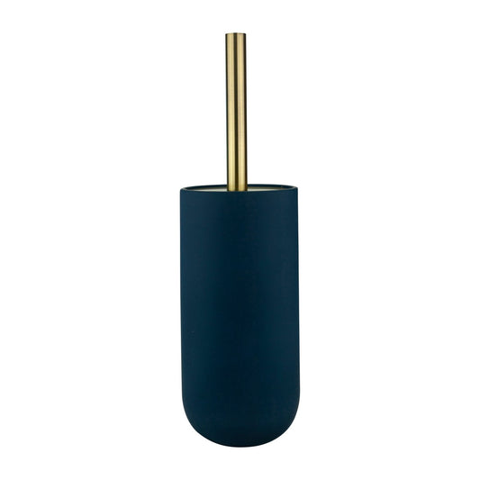 Mette Ditmer Lotus ceramic toilet brush Midnight blue