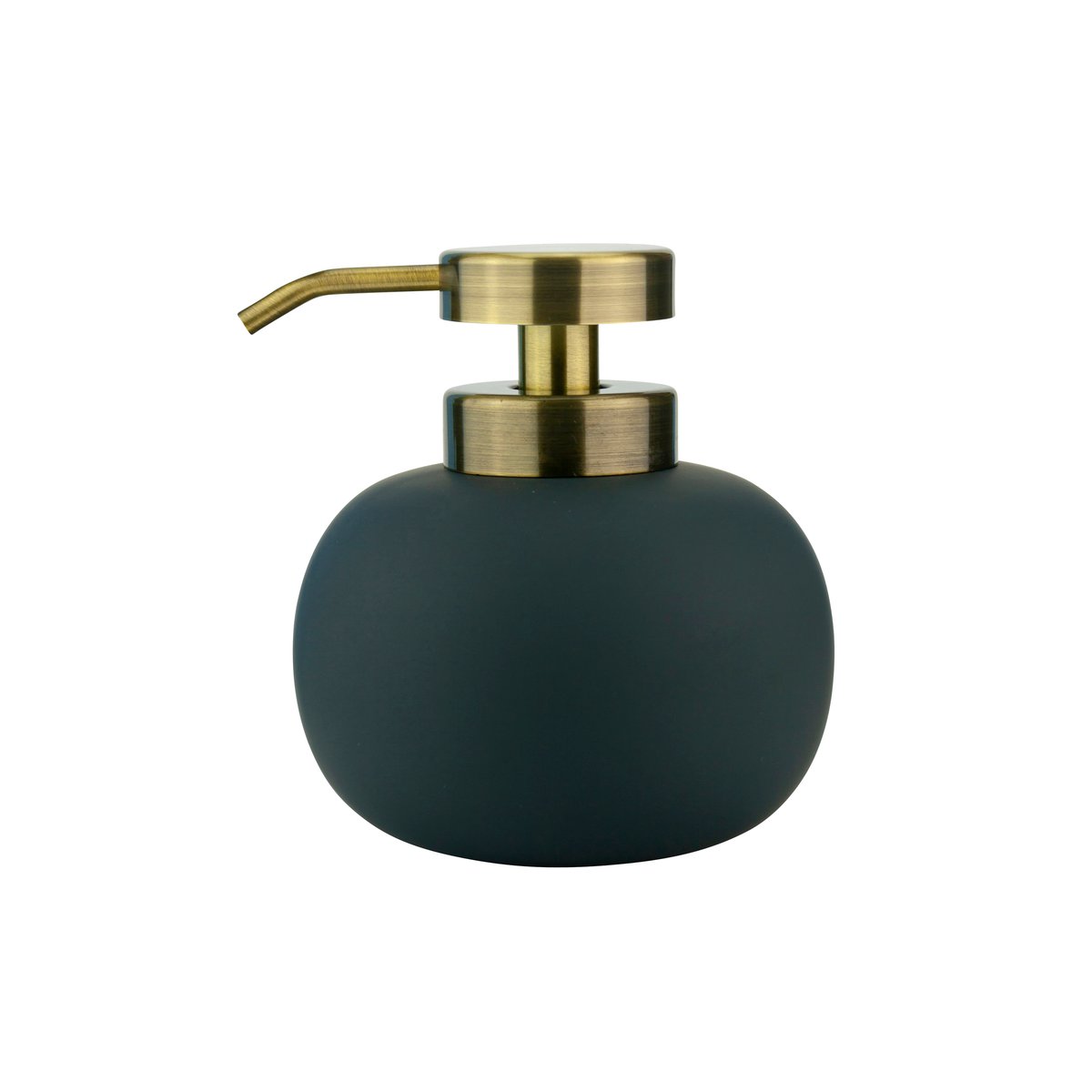 Mette Ditmer Lotus soap dispenser low Anthracite