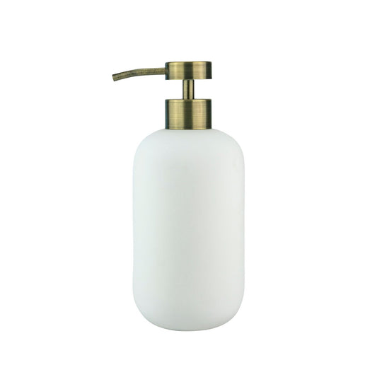 Mette Ditmer Lotus soap dispenser high white