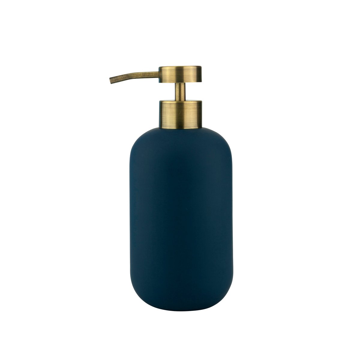 Mette Ditmer Lotus soap dispenser high Midnight blue