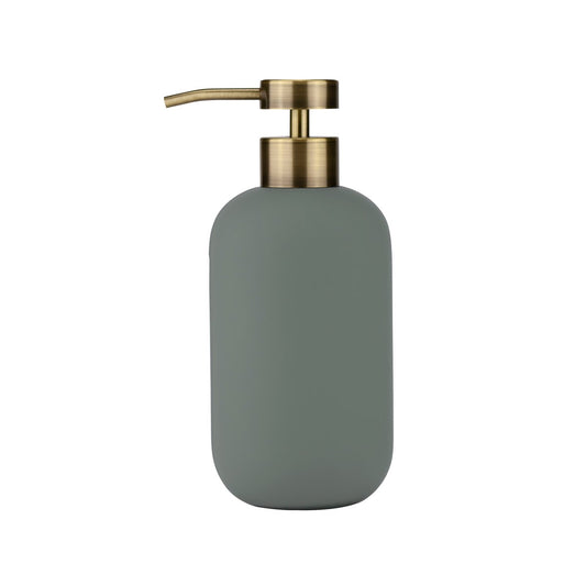 Mette Ditmer Lotus soap dispenser high Frost green