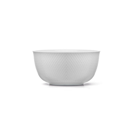 Lyngby Porcelæn Rhombe serving bowl Ø 17.5 cm white