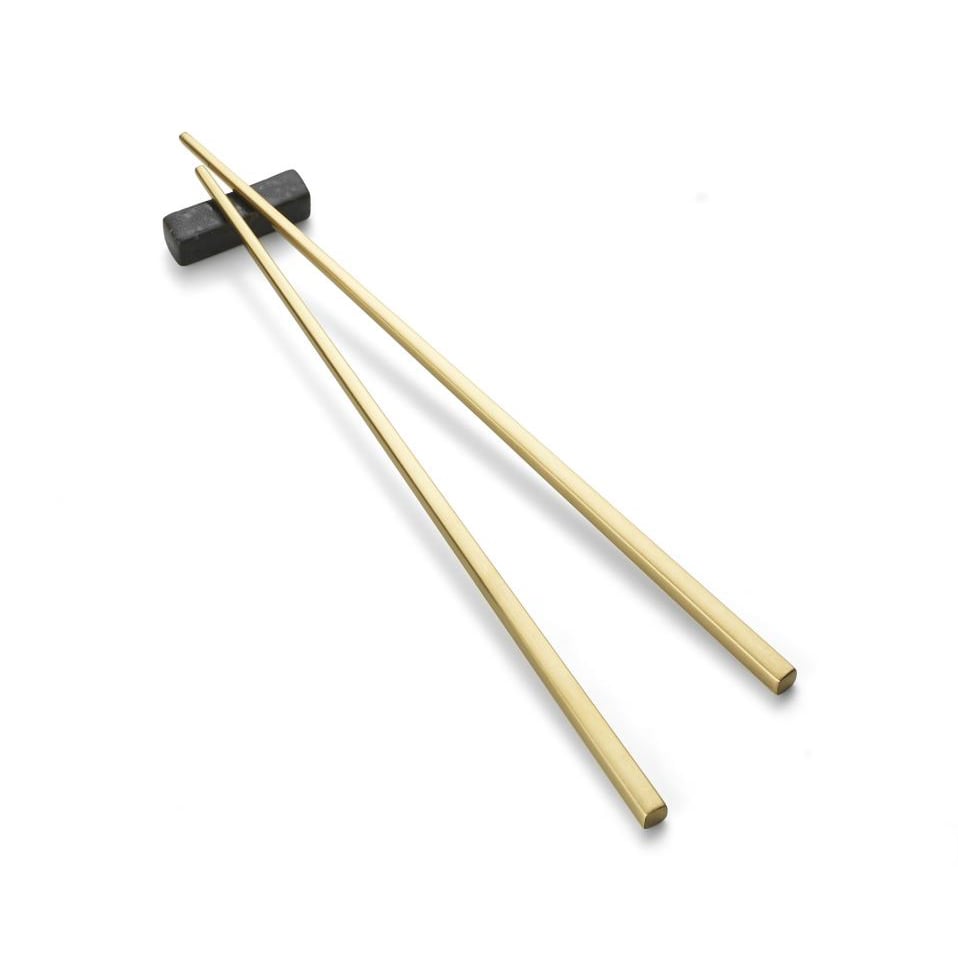 Bitz Bitz chop sticks 2-set Brass