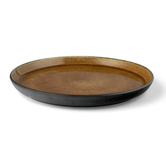 Bitz Bitz plate gastro Ø 21 cm Black-amber