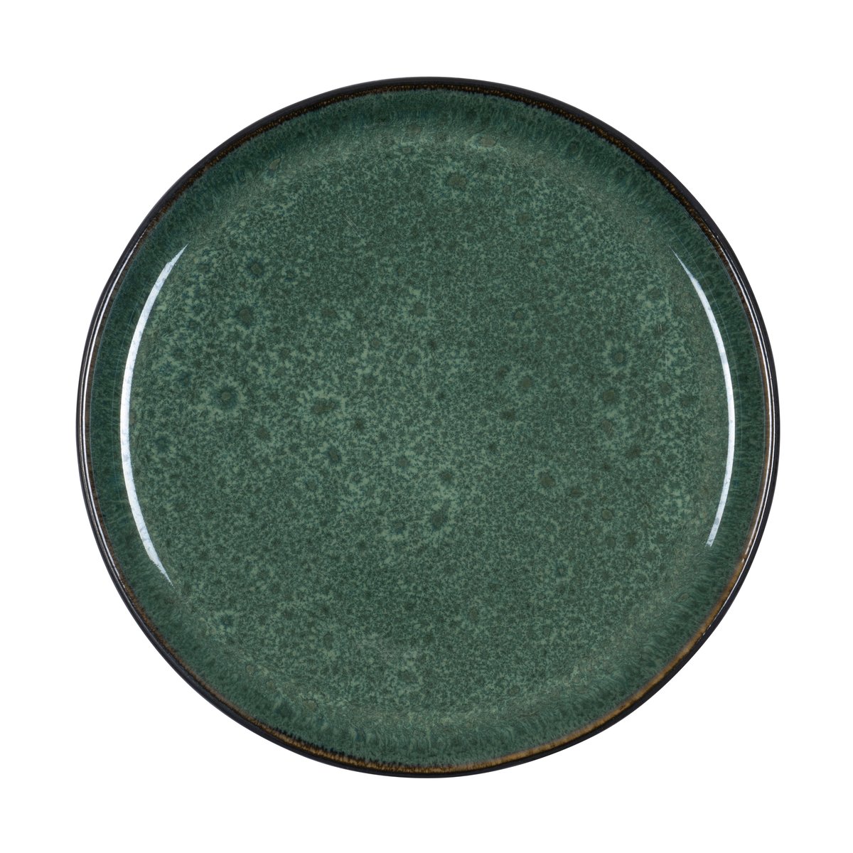 Bitz Bitz plate gastro Ø 21 cm Black-green