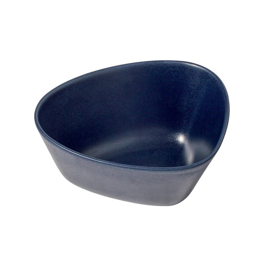 LIND DNA Curve Stoneware bowl M 20x22 cm navy blue