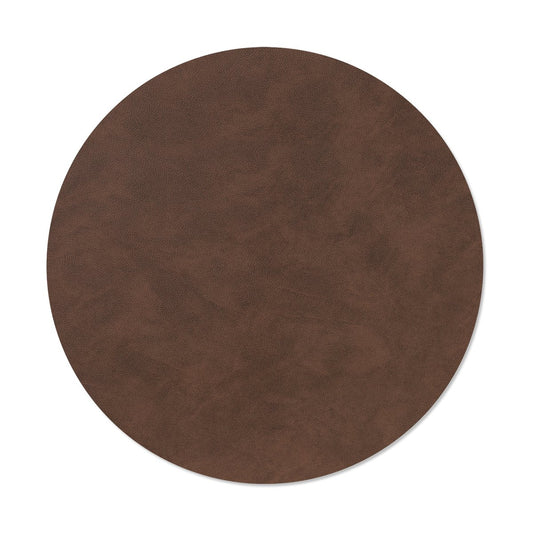 LIND DNA Nupo placemat circle XL Dark brown