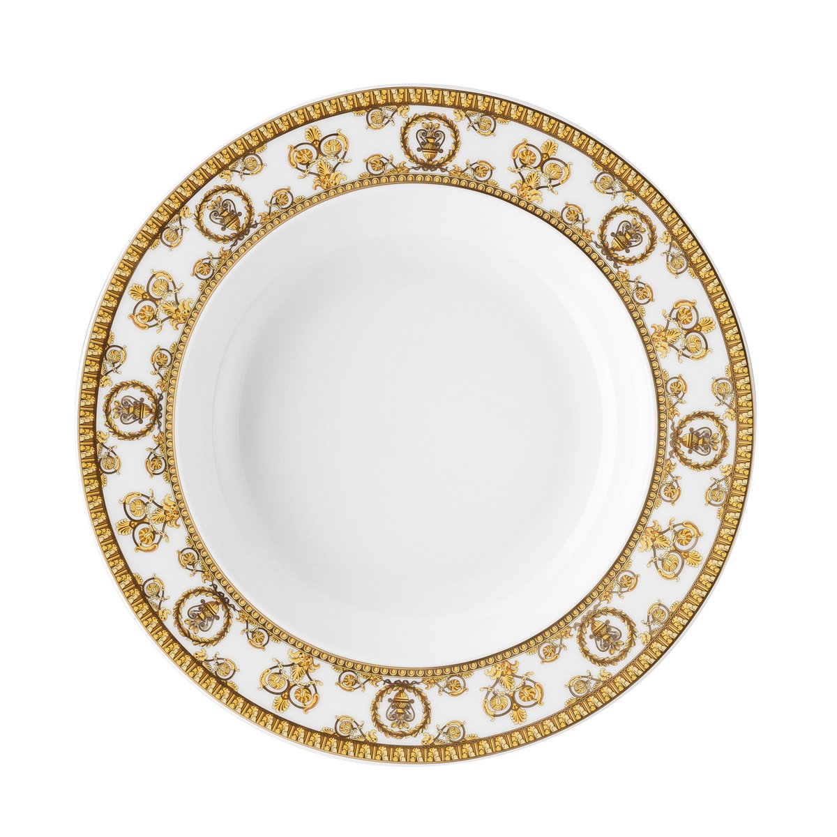 Versace Versace I love Baroque deep  plate Bianco