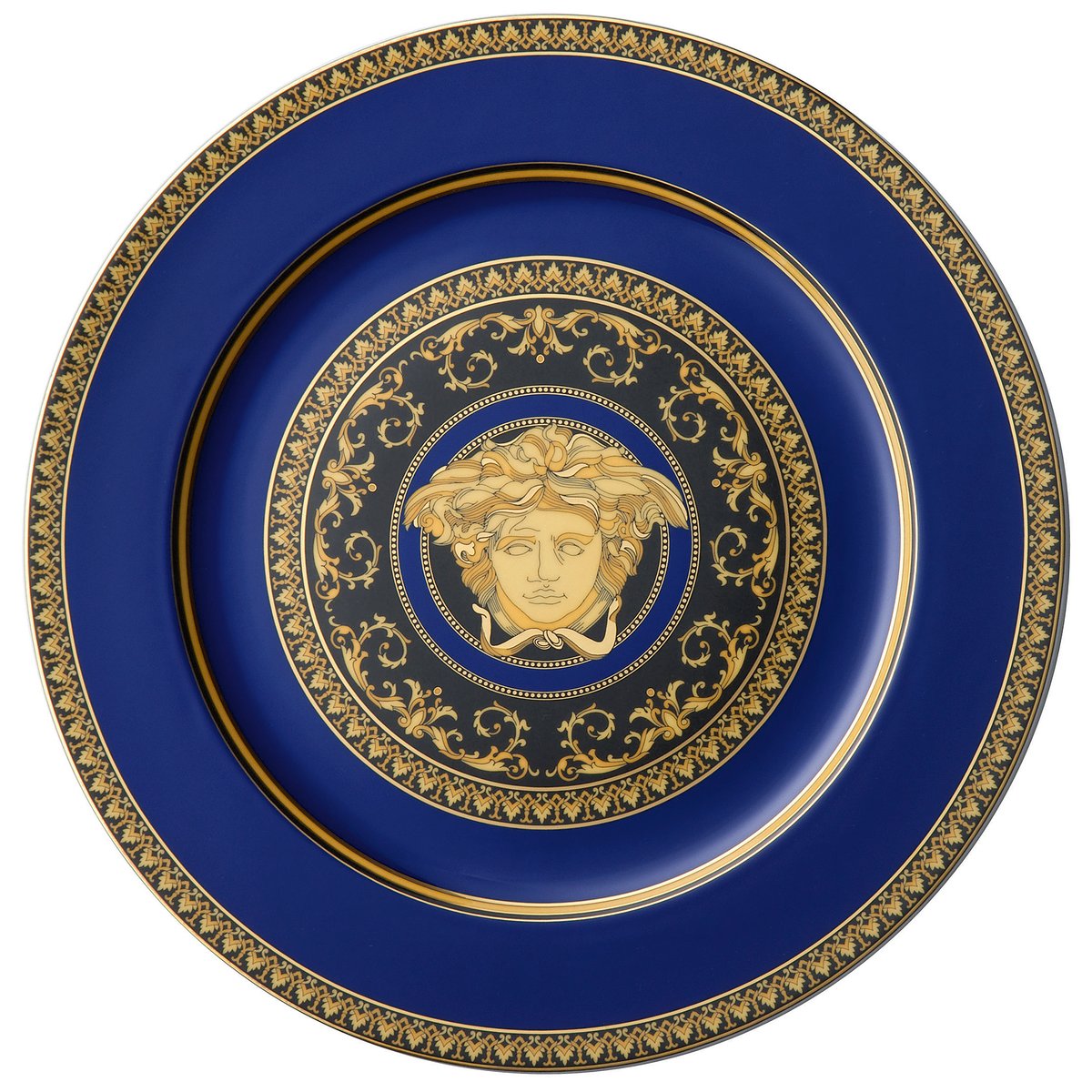 Versace Versace Medusa Blue Platzteller 33cm