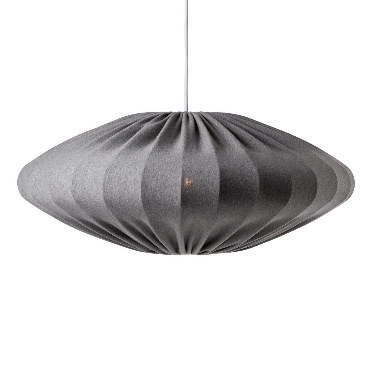 Watt & Veke Ellipse Pendelleuchte 65cm Grau