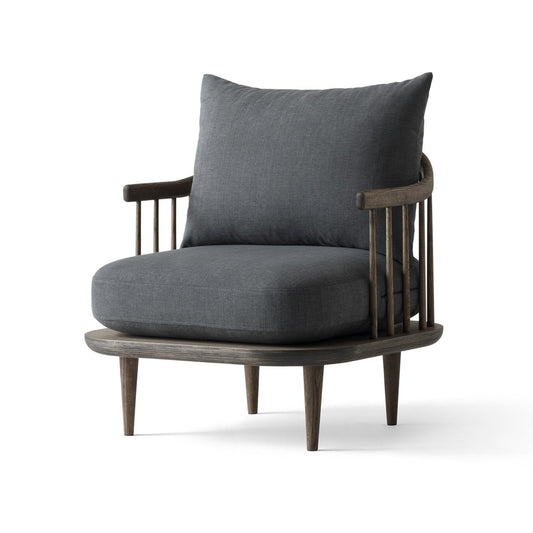 &Tradition Fly Chair SC10 Smoked oak. dark grey